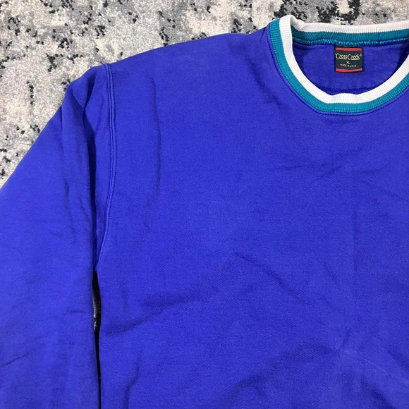 Vintage 90s Cross Creek Crewneck Sweater Made in USA - Picture 2 of 6
